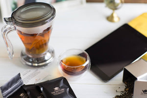 Brewed black tea image - sign up for newsletter for sales from The Kettlery