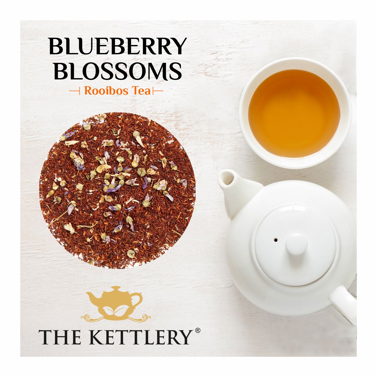 Blueberry Blossoms Rooibos Tea | The Kettlery