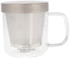 Milano Glass Tea Cup with Infuser - Tea Cups with Infuser-The Kettlery